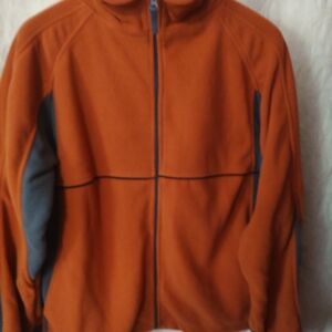 Men's Orange and Gray Lightweight Jacket